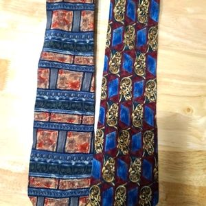 Silk neck ties